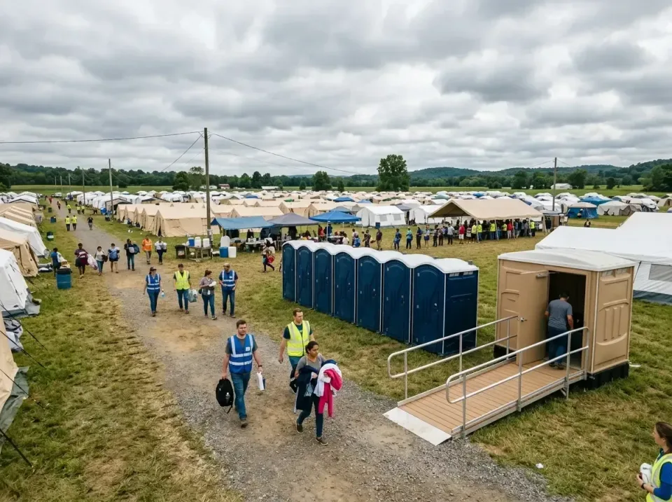 disaster-relief-camp-restrooms-010 — frequently asked questions, Dumpster & Portable Bathrooms Rental in Beechwood, MI